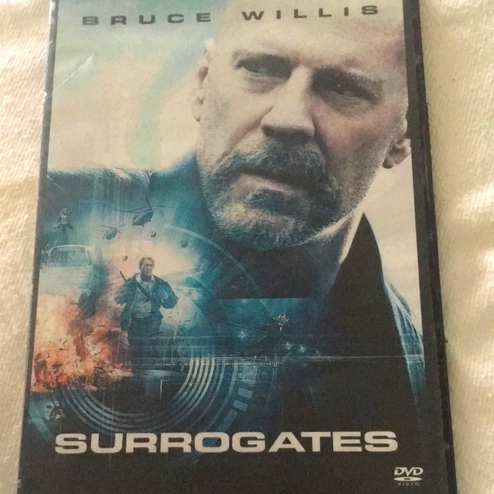 🍿 4/$20 Surrogates DVD Bruce Willis PG-13 Sci Fi Action Thriller Movie Film